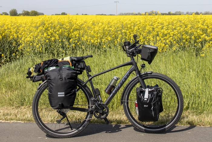 Aufnahme meiner ersten kleine Reise mit dem neues Reiserad