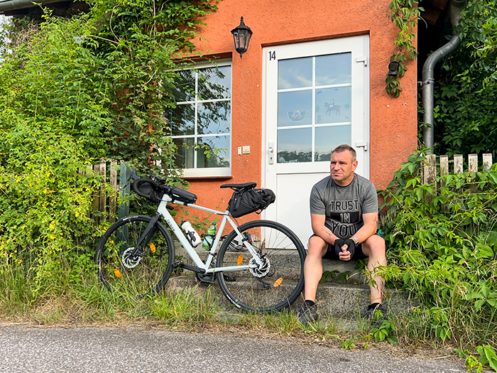 Unterwegs mit dem Rennrad